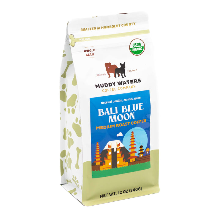 Bag of medium roast coffee from Origin Unknown with notes of Rich Flavors