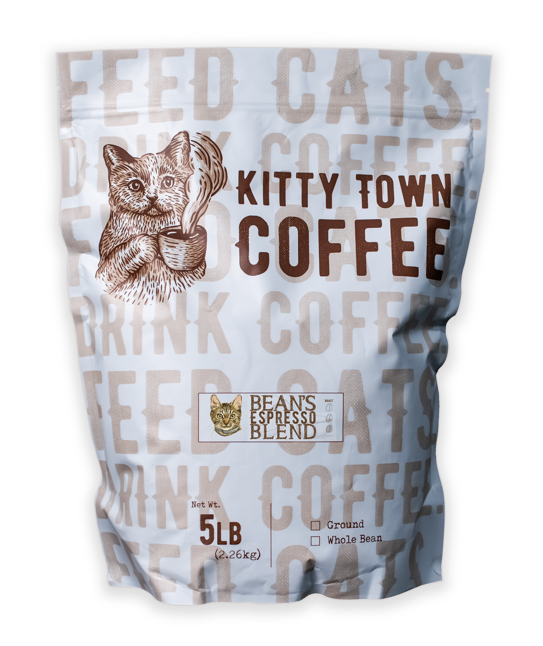 Bag of medium roast coffee from Guatemala with notes of Rich Flavors