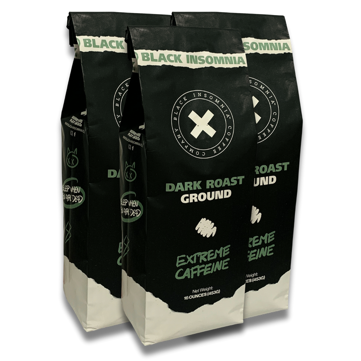 Extreme Caffeine - Ground Dark Roast Coffee