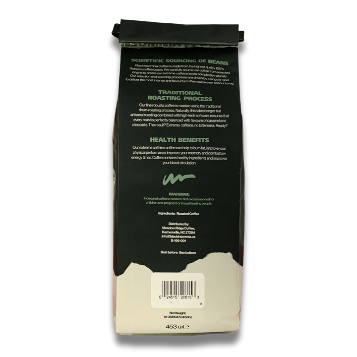 Extreme Caffeine - Ground Dark Roast Coffee