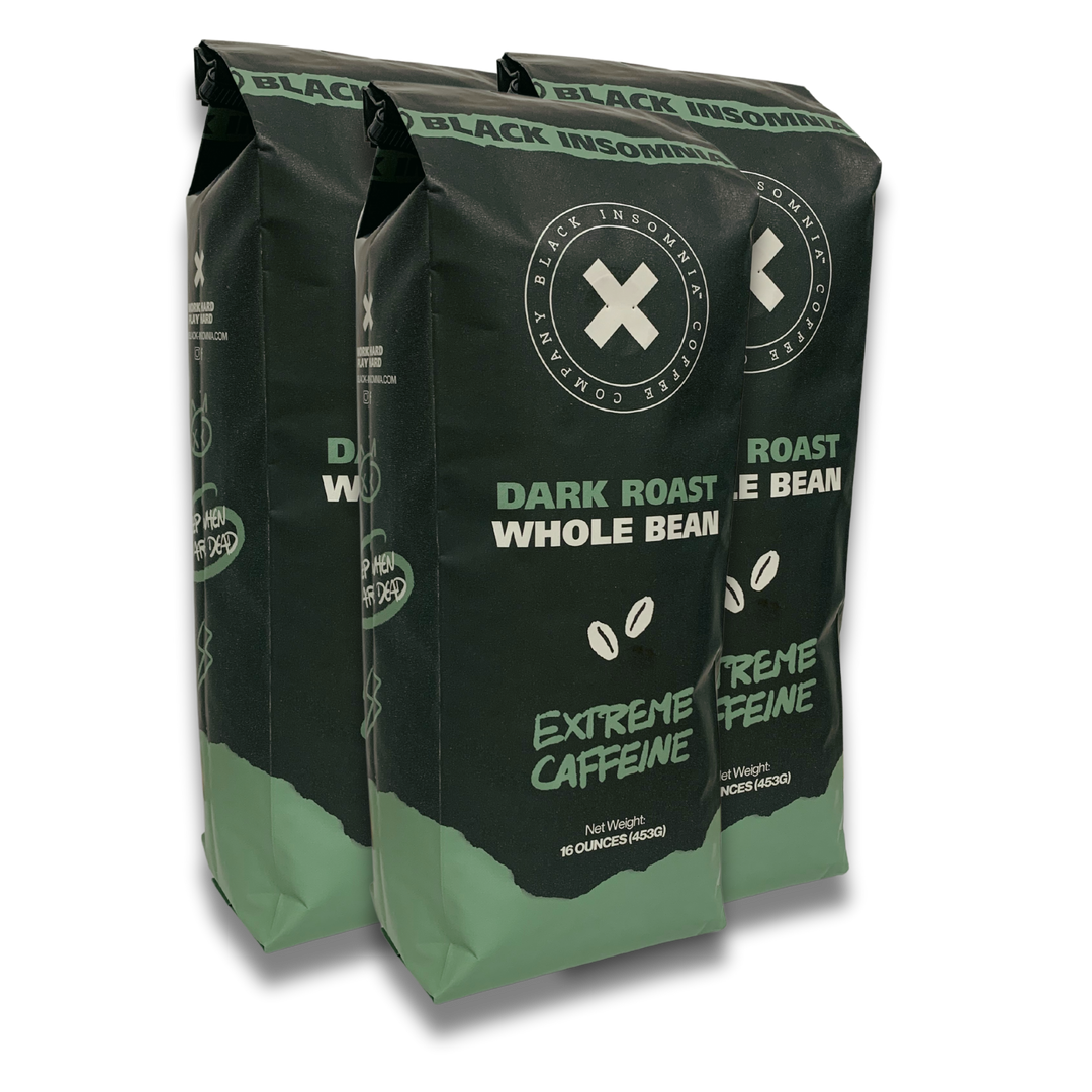 Extreme Caffeine - Whole Bean Dark Roast Coffee