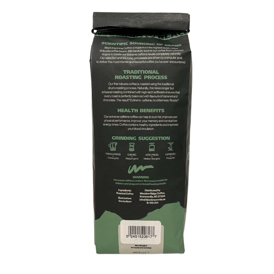 Extreme Caffeine - Whole Bean Dark Roast Coffee