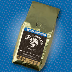 Quazaam’s Blueberry Cobbler Flavored Coffee by Quazaam's Coffee™ — ground coffee package, image 1 of 2