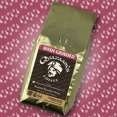 Quazaam’s Bourbon Pecan Flavored Coffee by Quazaam's Coffee™ — ground coffee package, image 1 of 2