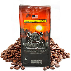 Warpath Breakfast Medium Roast Coffee Blend — front package, image 1