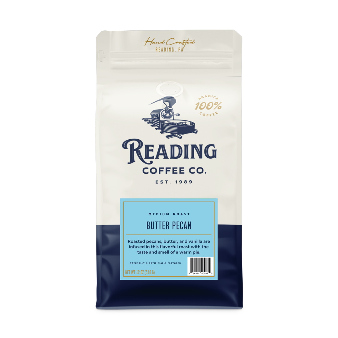 Bag of specialty roast coffee from Origin Unknown with notes of Rich Flavors