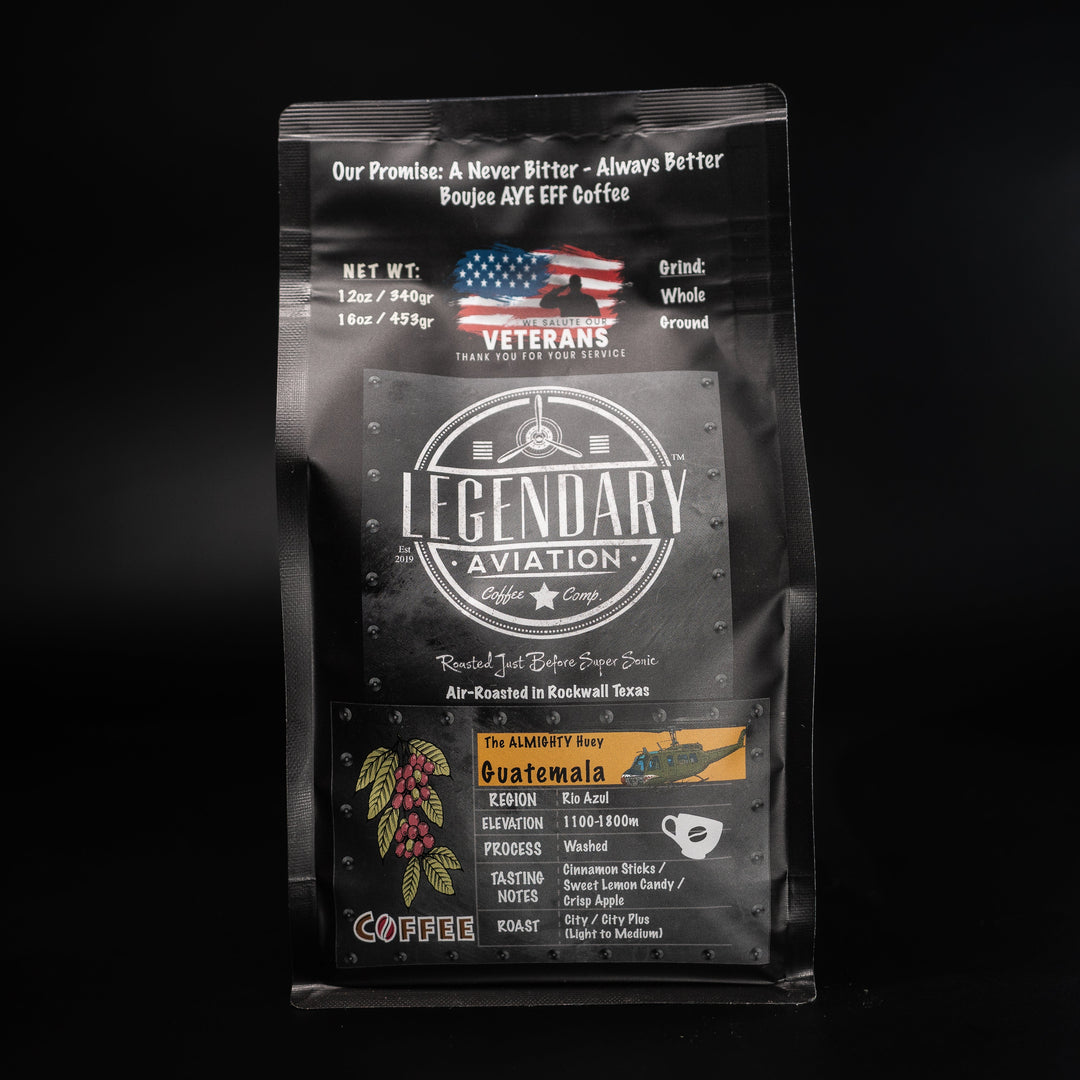 Bag of specialty roast coffee from Origin Unknown with notes of Rich Flavors