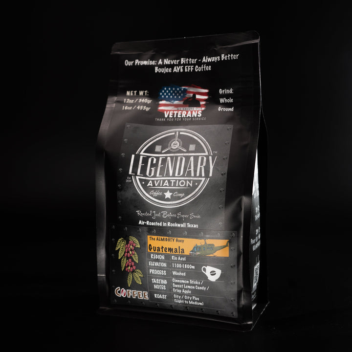 Bag of specialty roast coffee from Origin Unknown with notes of Rich Flavors