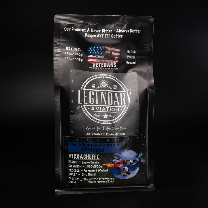 Bag of specialty roast coffee from Origin Unknown with notes of Rich Flavors
