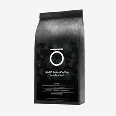 Mello Beans Caffita 12 oz coffee and chicory bag with floral label