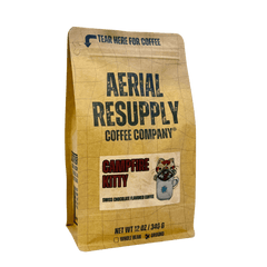 Aerial Resupply Campfire Kitty Swiss-chocolate coffee bag