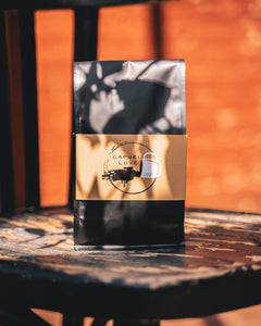 Capuri Love Sumatran light roast coffee package