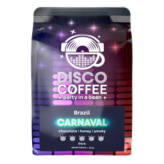 Front of Disco Carnaval Brazil coffee bag