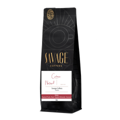 Savage Coffees Natural Caturra Coffee — product and packaging image 2