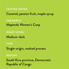 South Kivu DRC origin and flavor map for Charlotte's coffee