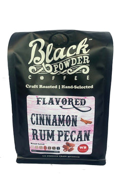 Cinnamon Rum Pecan bag front label