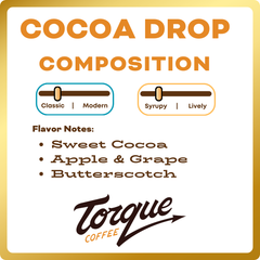 Torque Cocoa Drop Espresso Blend — Bag of specialty roast coffee from Origin Unknown with notes of Rich Flavors — image 3