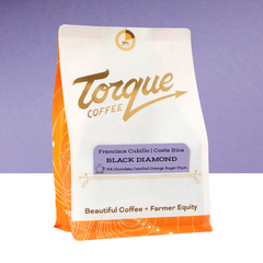 Torque Black Diamond Orange Bourbon Costa Rica Coffee — Bag of specialty roast coffee from Origin Unknown with notes of Rich Flavors — image 1