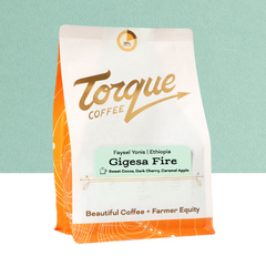 Torque Gigesa Fire Natural Ethiopia Coffee — Bag of specialty roast coffee from Origin Unknown with notes of Rich Flavors — image 1