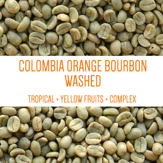 Colombia Orange Bourbon - GREEN BEANS -