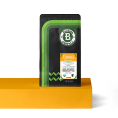 Boonton Colombia Huila Excelso coffee bag product mockup