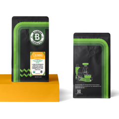 Boonton Colombia Huila Excelso coffee bag — alternate product mockup