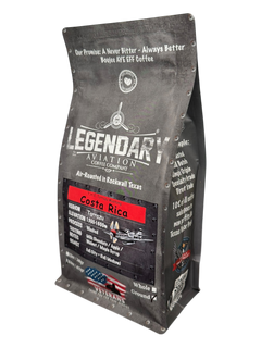 Legendary Aviation Tarrazú Mustang Costa Rica Coffee — Bag of specialty roast coffee from Origin Unknown with notes of Rich Flavors — image 5