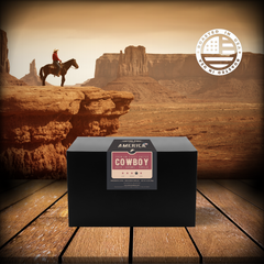 America Coffee Co. Cowboy Medium-Dark Coffee Blend serving-format presentation