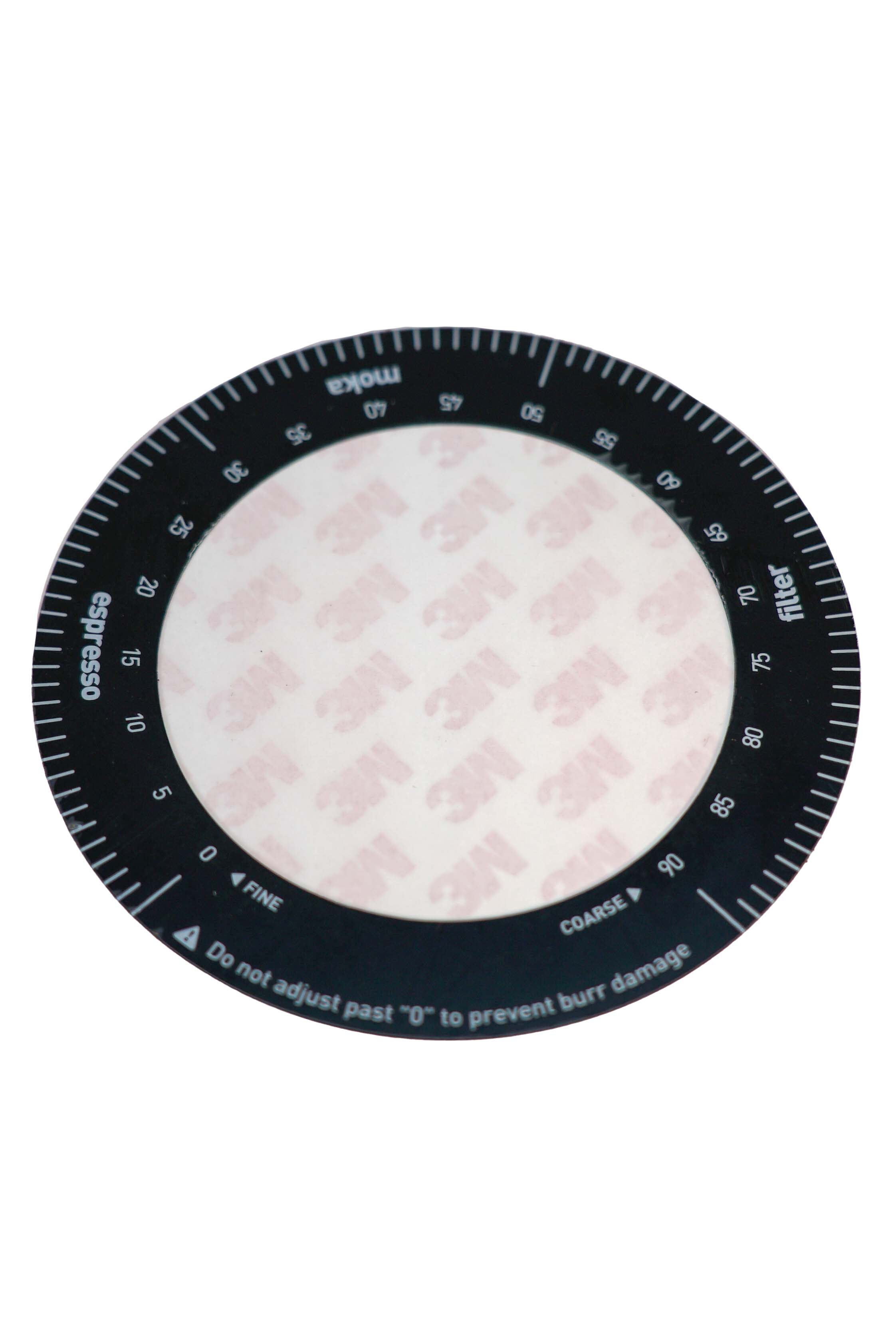 Turin DF83 v1 or v2 Grind Adjustment Sticker – Espresso Outlet LLC