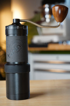 Turin H63 coffee grinder grip and adjustment markings