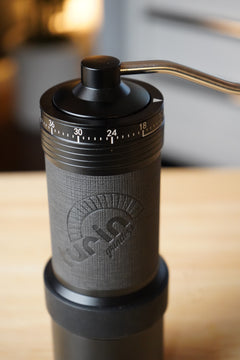 Turin H63 espresso hand-grinding setup