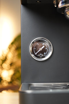 Turin Legato V2 espresso machine — drip-tray and work-area detail 10