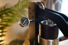 Turin Axis espresso machine — group and portafilter-area detail 12