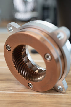Turin DC63 grinder base and dosing cup position