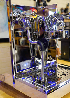 Turin Gallatin espresso machine — angled product view 3