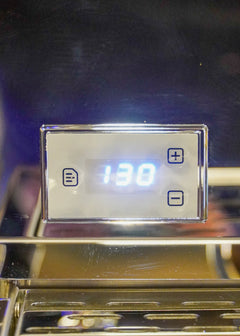 Turin Gallatin espresso machine — finish and construction detail 4