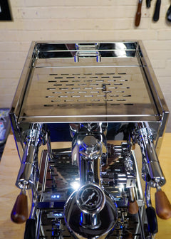 Turin Gallatin espresso machine — angled product view 6
