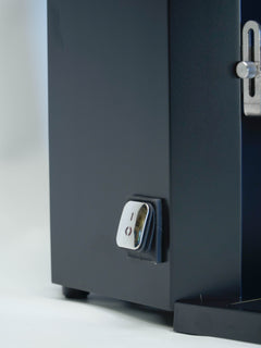Turin ZF83 commercial espresso grinder side profile