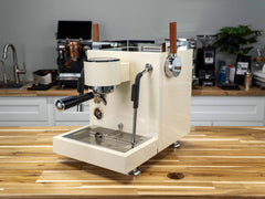 Turin MC3 espresso machine — steam and hot-water control detail 7