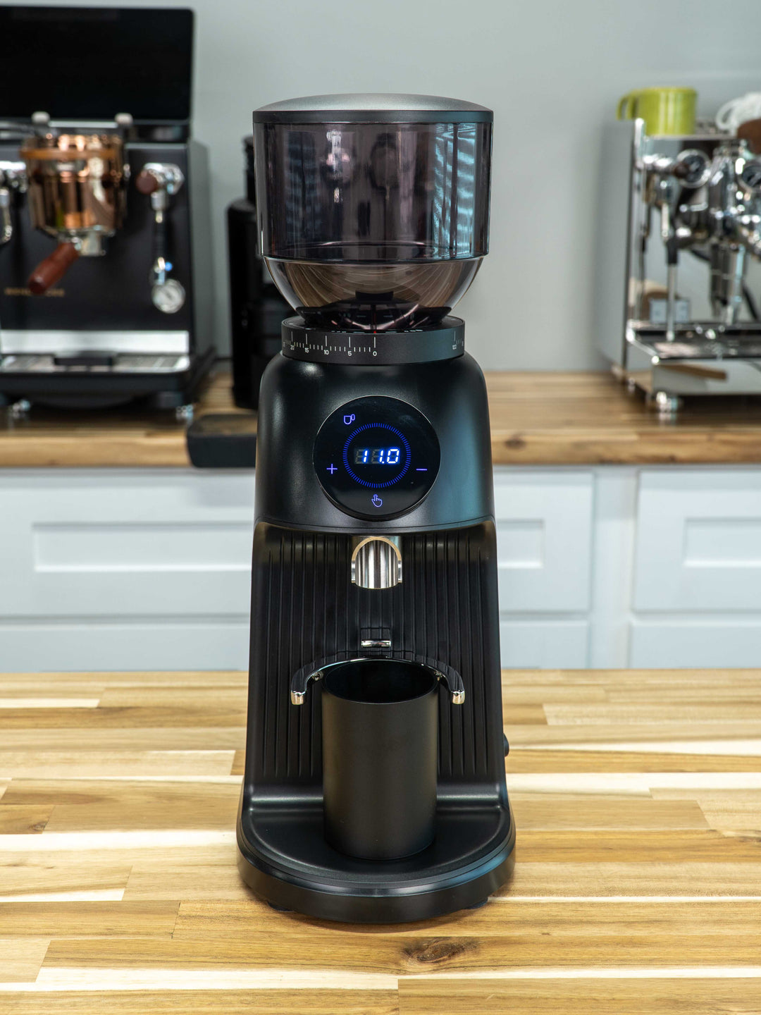 Creyke GF64 64mm Flat Burr Espresso Grinder — Black
