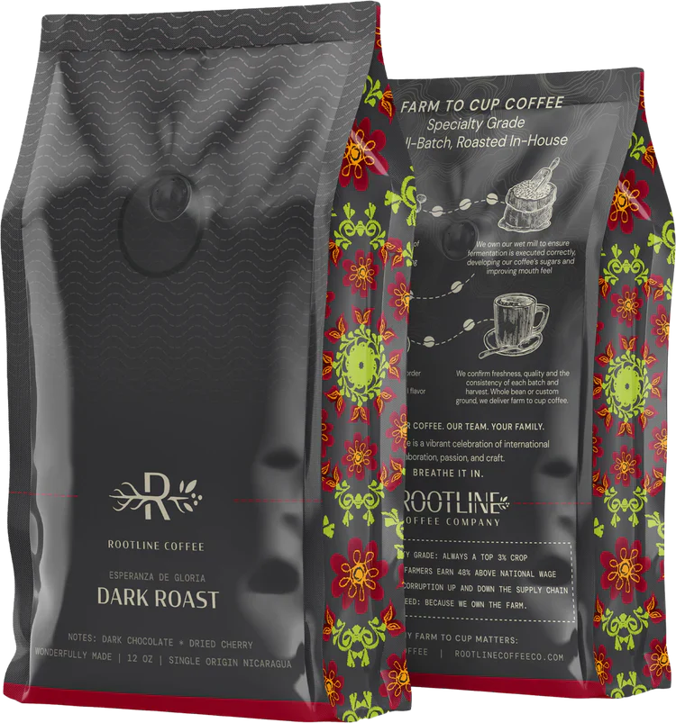 Rootline Coffee 12 oz Dark Roast Coffee