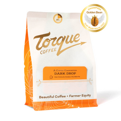 Torque Dark Drop Espresso Blend — Bag of specialty roast coffee from Origin Unknown with notes of Rich Flavors — image 2
