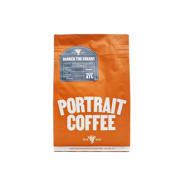 Bag of specialty roast coffee from Blend with notes of Chocolate