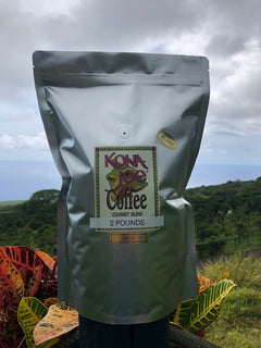 Kona Joe Decaf Gourmet Blend two-pound whole-bean package