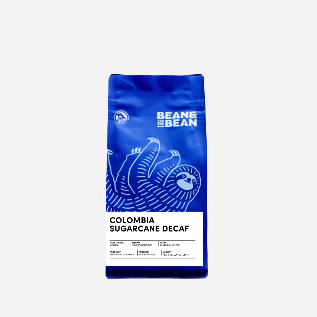Bag of specialty roast coffee from Colombia, Nariño with notes of Fruity