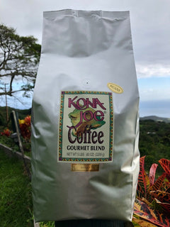Kona Joe Decaf Gourmet Blend five-pound whole-bean package