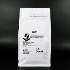 Rootless Colombia Sugarcane Decaf Coffee — Decaf Black Back (view 3)