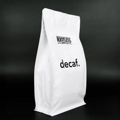 Rootless Colombia Sugarcane Decaf Coffee — Decaf Black Left (view 2)