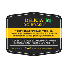 Delícia do Brasil by Nossa Familia Coffee — coffee bag label, image 2 of 9