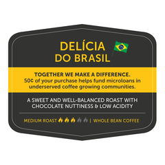 Delícia do Brasil by Nossa Familia Coffee — coffee bag label, image 8 of 9